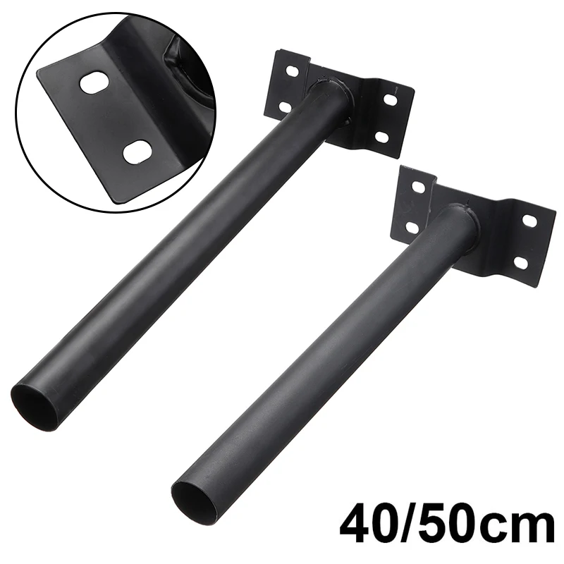 

40/50CM Metal Light Pole Rods For Solar Street Light Outdoor Wall Lamp Black Installed On The Wall