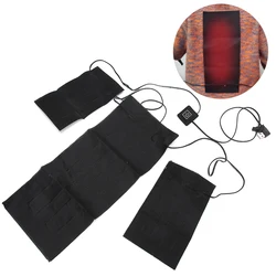Intelligent Adjustable Electric Heating Cloth Waterproof Heating Pad For Clothes Vest Skin friendly Soft Washable Lightly Rubbed