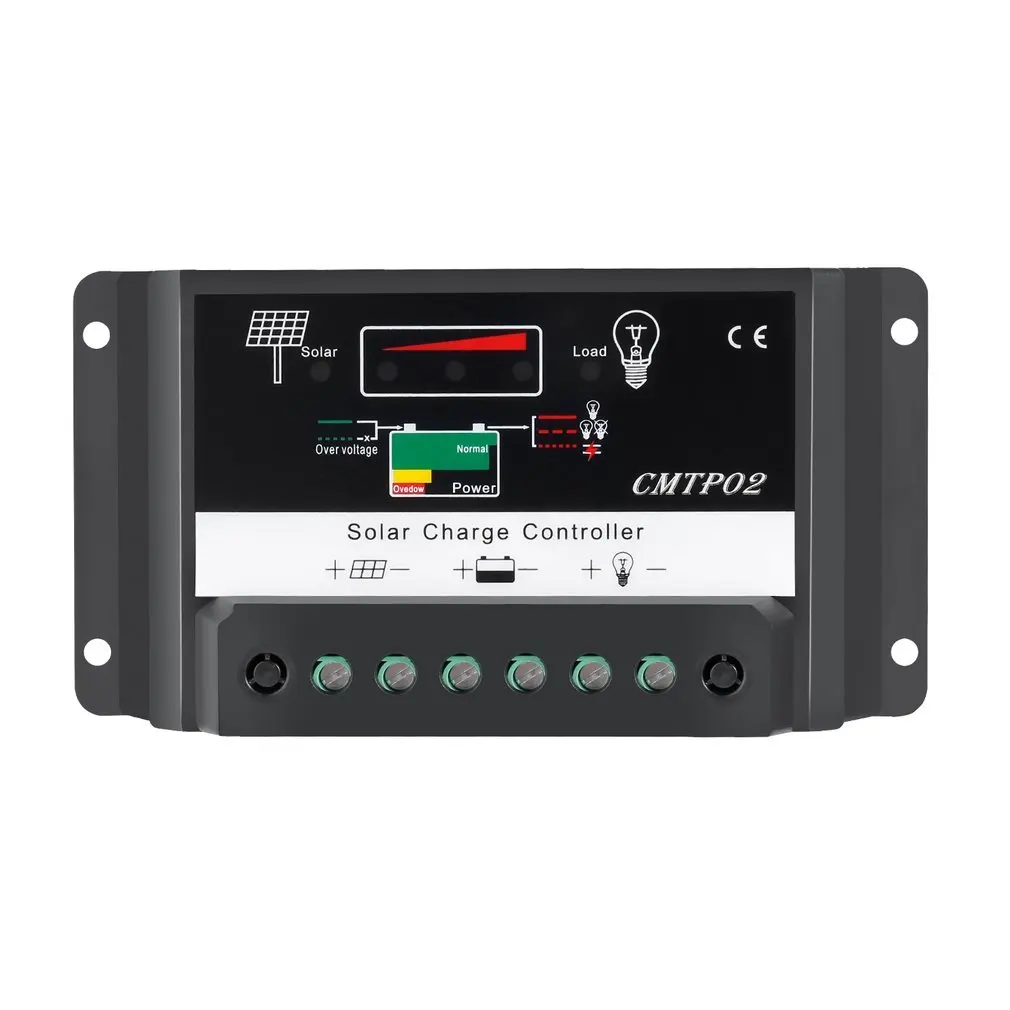 0A PWM солнечная панель регулятор заряда батареи 12V 24V автоматический переключатель
