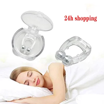 

Silicone Anti Snoring Nose Clip Snore Stoper Device For Sleep Aid Antisnoring Heath Care Tools With Case Magnetic Anti Snore New