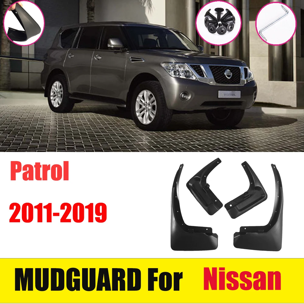 Автомобильные Брызговики для Nissan Patrol Y62 2011 2012 2013- Брызговики для крыла аксессуары