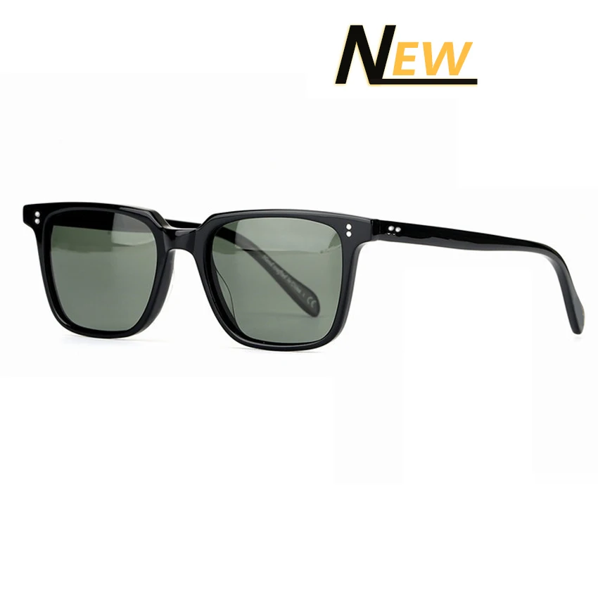 Высококачественные классические Поляризованные солнцезащитные очки из ацетата для мужчин и женщин, защита от уф400 лучей, солнцезащитные очки с цветными линзами