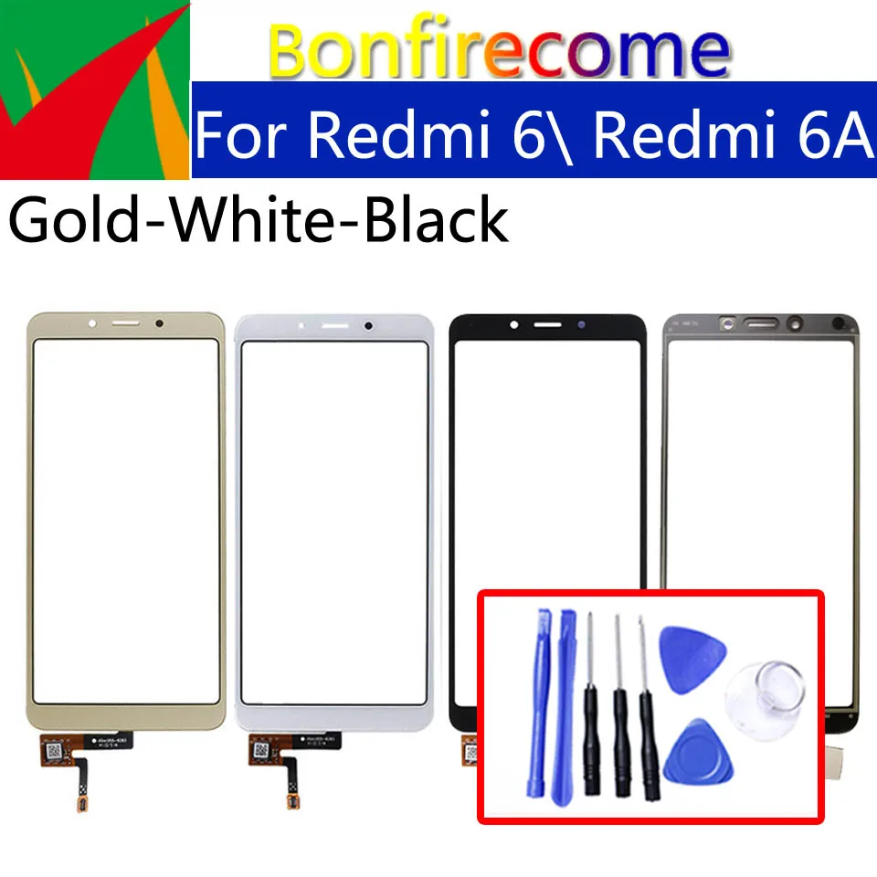 Сенсорный экран 5 45 дюйма для Xiaomi Redmi 6 Redmi6 6A сенсорная панель ЖК дисплей стеклянная линза сенсорный