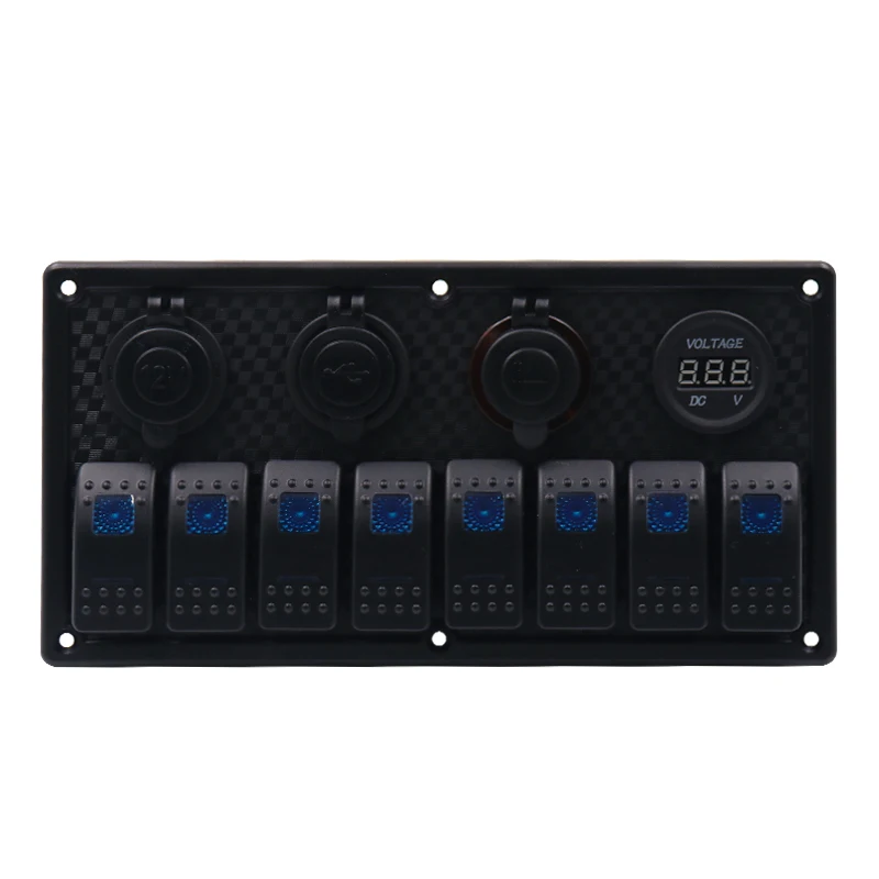 DC 12 24V судовая панель рокер светодиодный двойной USB разъем зарядное устройство 1A &