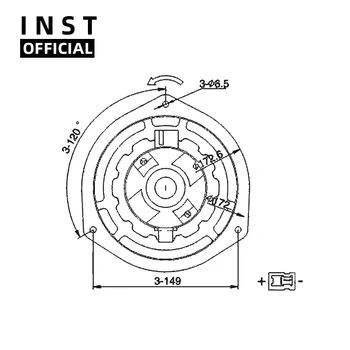 

Air Conditioning Fan AC A/C Blower Motor FOR SD GEN-2 12V