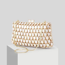 Ручной крой, натуральная основа, сумочка, расшитая бисером; Роскошная элегантная женская вечерняя сумочка повседневные платья сцепления кошелек для банкетные вечерние ночной клуб