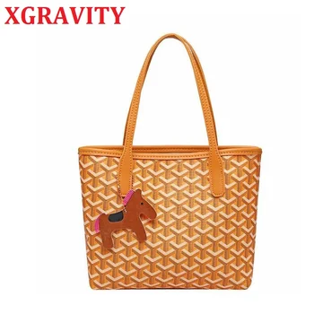 

XGRAVITY Fashion Korean Design Women Handbag Female Casual Shoulder Bags Simple Elegant Clutch Handbags Ladies Shopping Bag H187