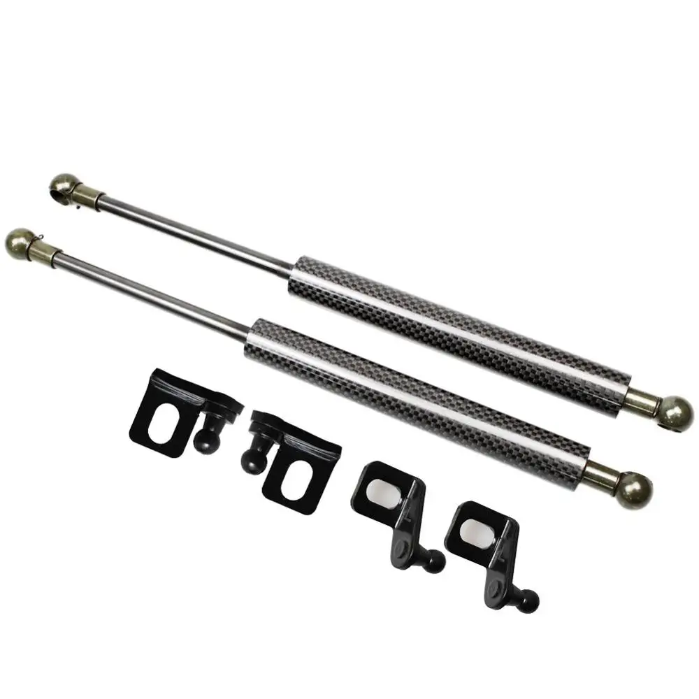 for Volkswagen Golf MK3 1993-1998 2x Front Hood Bonnet Modify Gas Struts Carbon Fiber Lift Support 