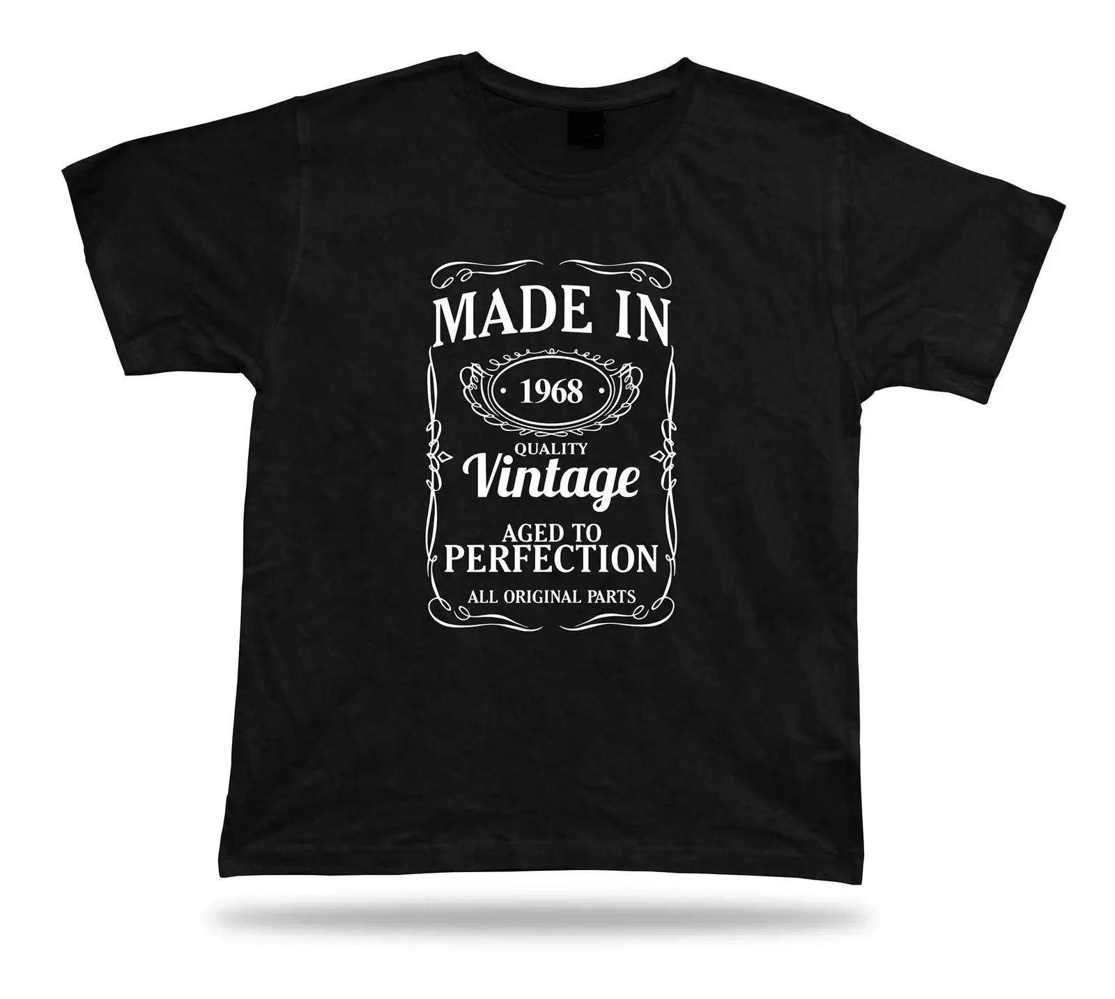 Printed T shirt tee Made in 1968 happy birthday present gift idea unisex Male Hip Hop funny Tee Shirts cheap wholesale |