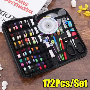 

172Pcs/Set Sewing Kits DIY Multi-function Sewing Box Set for Hand Quilting Stitching Embroidery Thread Sewing Accessories