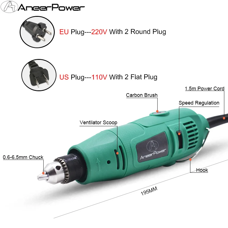 2 Bearing M14x1mm M14 Right-Hand Thread Spindle