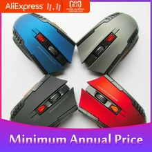 2,4 ГГц мини беспроводная оптическая игровая мышь и USB приемник для ПК ноутбука