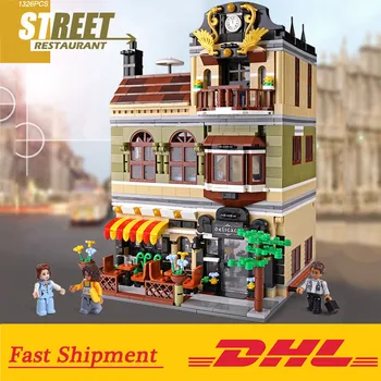 

Street View Modular Chinese Restaurant Lepinblocks Compatible with 10243 Restaurant Building Blocks Toys Kids Birthday Gift