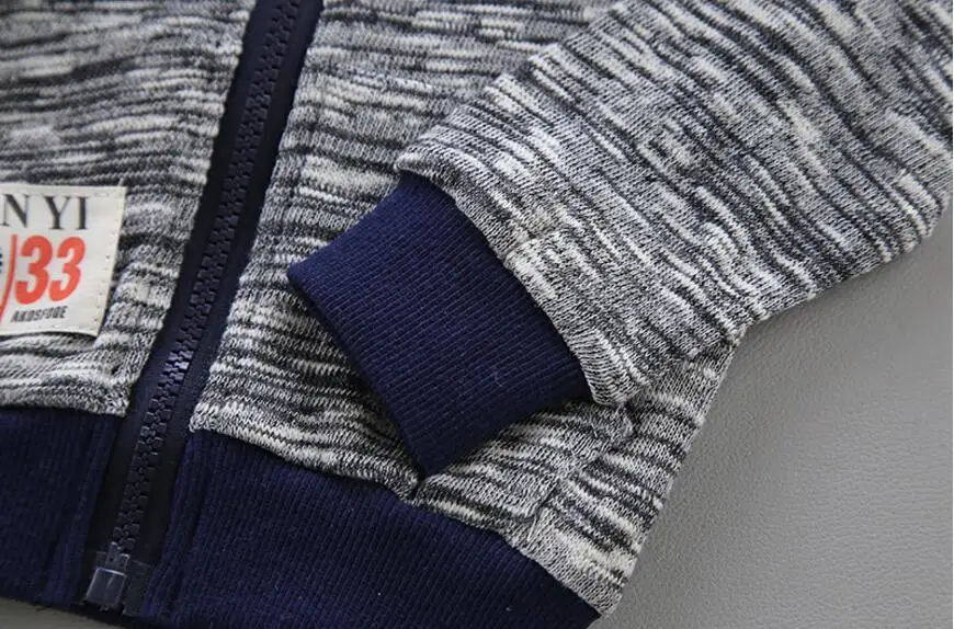 Boys'Dress/весенне-Осенняя детская одежда с длинными рукавами, модная спортивная одежда из трех предметов, одежда для мальчиков