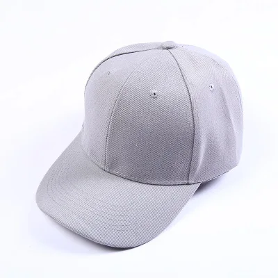 light-grey Простая атмосферная Женская бейсбольная кепка мужская однотонная шляпа легкая доска хлопок все сезоны не боится ветра и защищает от солнца теплая шапка Купол сплошного цвета в любое время года можно носить в шапке - Цвет: light-grey