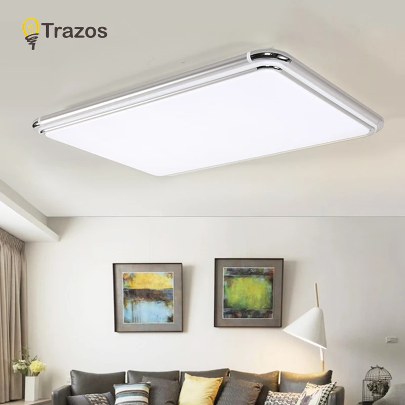 Modern Silver Gold RGB 2.4G Remote Control Aluminum Acrylic LED Ceiling Lamp Colorful Romantic Ceiling Light For Livingroom