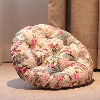 

Floor Pillow Seat Cushion Bohemian Meditation Cushion Round Pouf Retro Boho Tapestry Cases Kids Decorative Pillows 2019 CC50ZD