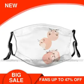 

Hamster Mouth Face Mask Robo Blobo Facial Mask Kawai Adult with Filters Pretty Mask