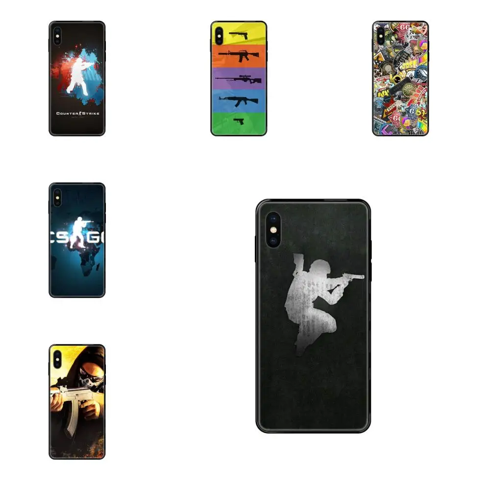 Для Samsung Galaxy A5 A6 A7 A8 A10 A10S A20 A20S A20E A21S A30S A40 A50 A70 A71 A70E мягкий чехол Обложка Cs Go