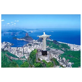 

1000 Piece Large DIY Jigsaw Puzzle Landscape Mosaic Of World Landmarks 70X50 CM For Children Bedroom Decoration Stickers