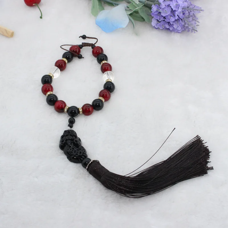 Pixiu gear Beads автомобильный подвесной орнамент аксессуары украшение автомобиля буддистские четки подвеска автомобиль украшение автомобильные принадлежности