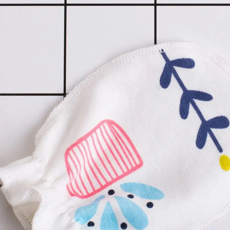 Носки для новорожденных Хлопковые варежки Four Seasons случайный Цвета стильная футболка с изображением персонажей видеоигр Животные узор удобные высокое качество Soft перчатки на открытом воздухе