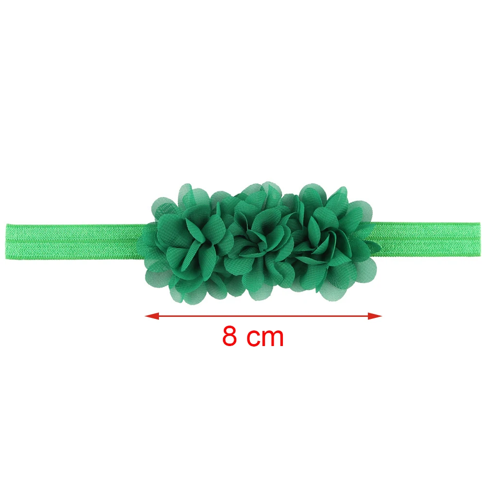 Chiffon Flower baby girl headband Infant hair accessories Tie bow newborn Headwear tiara headwrap Gift Toddlers bandage Ribbon crochet baby accessories