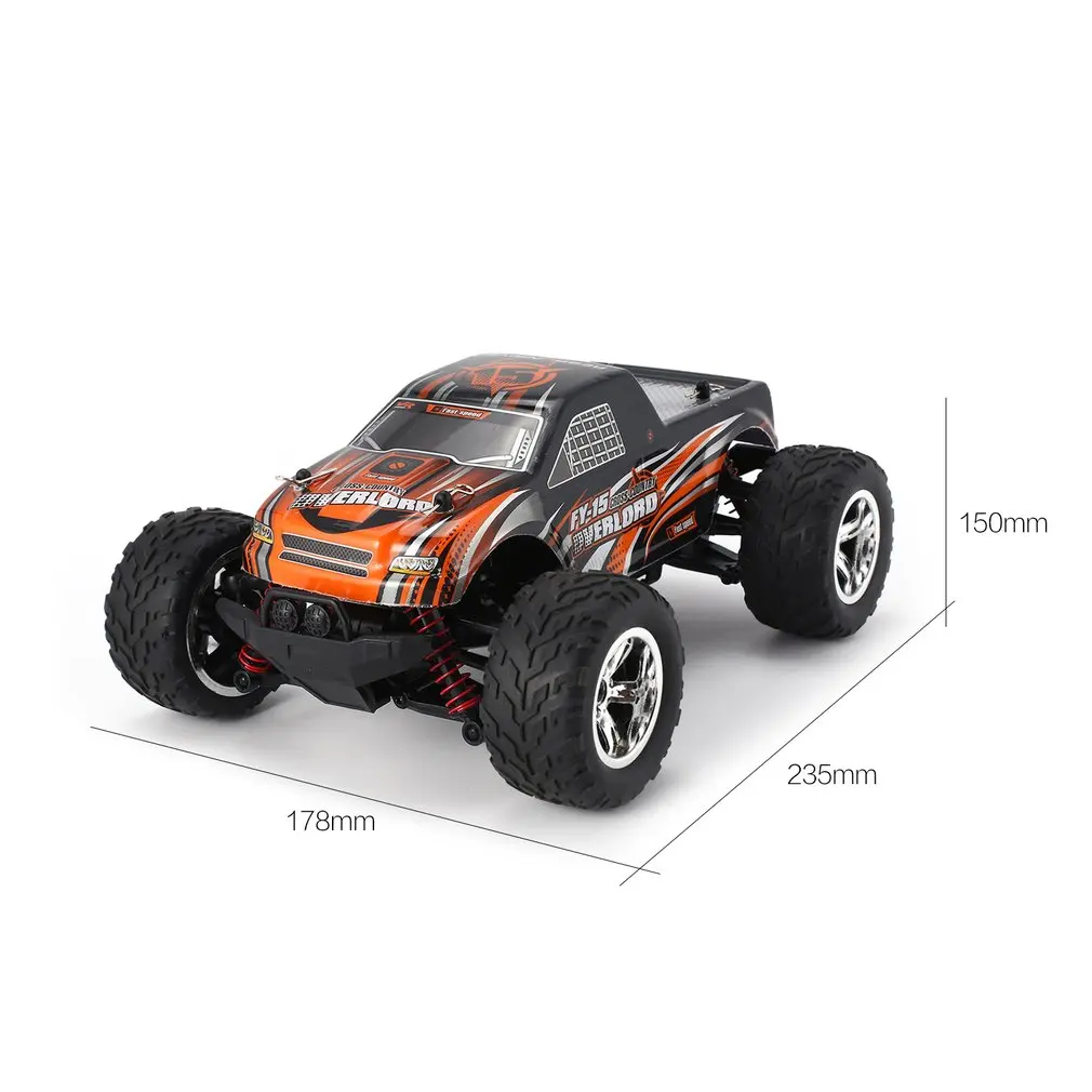 FY-15 1/20 Масштаб 2,4 ГГц 4WD 25 км/ч Высокоскоростной RC автомобиль Bigfoot большие колеса внедорожный Рок гоночный грузовик электрический RC пульт дистанционного управления автомобиль