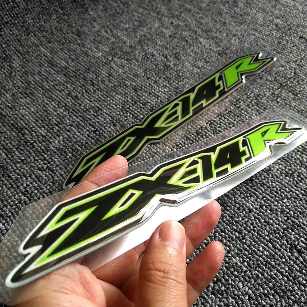 Накладка на бак наклейка s Эмблема для Kawasaki Ninja ZX-14R ZX14R ZX 14R обтекатель верхней части оболочки декоративная переводная Наклейка мотоцикл газ колено