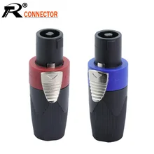 10 шт./лот NL4FX Speakon 4 Pin штекер аудио Динамик громкий Динамик усилитель 4 Pin Мощность кабель провод разъем