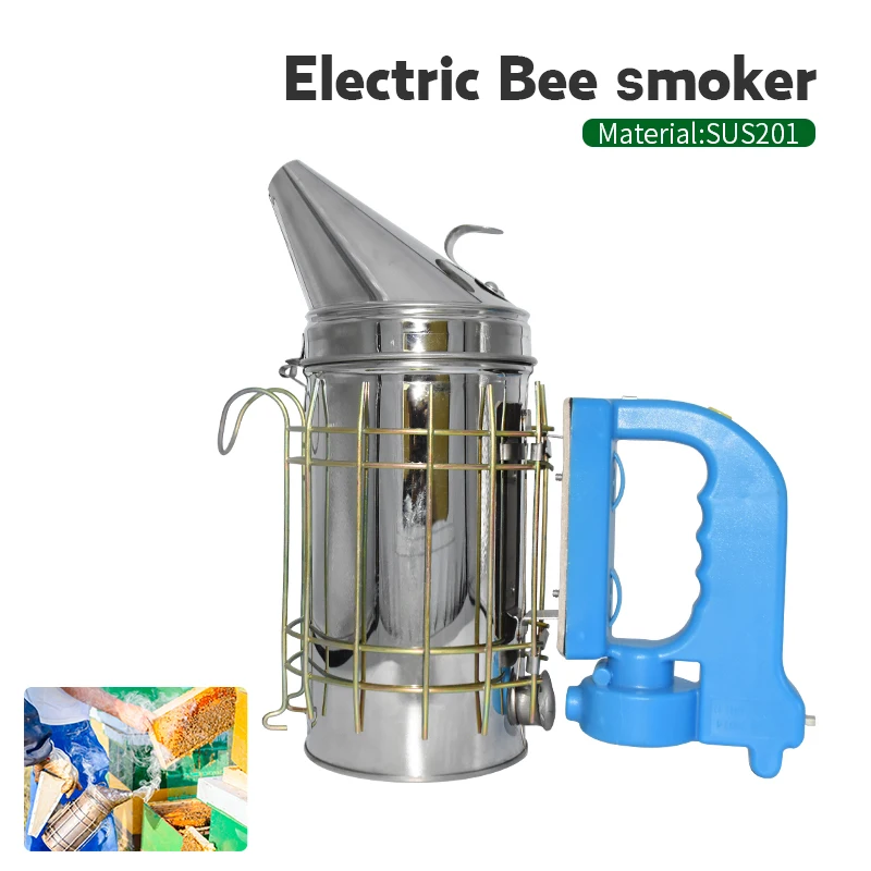

Hot Sale Stainless Steel Electric Bee Smoke Transmitter Kit Electric Beekeeping Tool Apiculture Beekeep Tools Bee Smoker