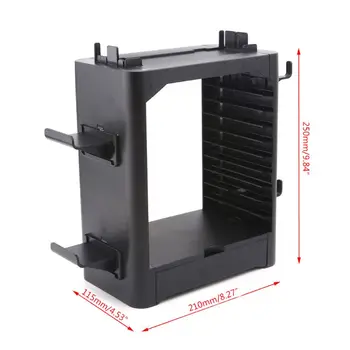

Storage Bracket Holder Tower Carrying Stand Display Shelf Game Accessories for Nintend Switch NS Joystick Disc Card Console B85A