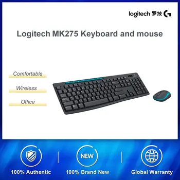 

Logitech MK275 Wireless Keyboard And Mouse Set Keyboard Mouse Notebook Desktop Computer Gaming Wireless Full Set