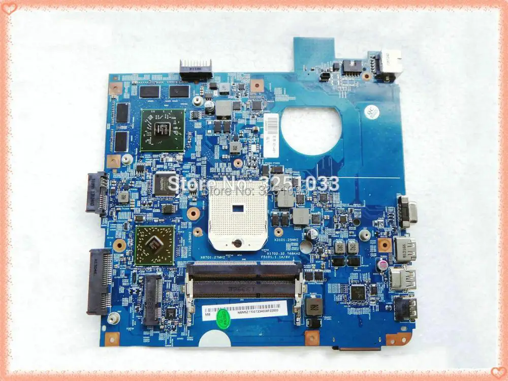 Материнская плата для ноутбука Acer Aspire Φ 12276-1M 48.4L903.01M 100% протестированная 60 дней
