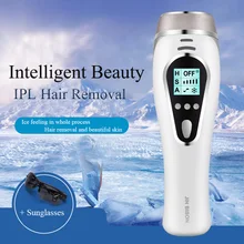 500000 раз вспышка IPL Удаление волос лазерная эпиляция Эпилятор прохлада Фотоэпилятор 5 регулируемый светодиодный дисплей эпилятор для лица