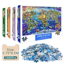 

Jigsaw Puzzle 1000 Pieces DIY Castle Puzzles For Adults Difficult Challenge Educational Toys Games Child Toy Puzzle Educatif