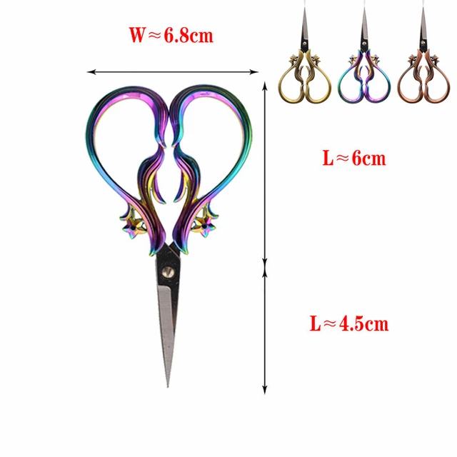 Rozsdamentes Acél Cikcakk Zag Szövet Olló Éles Arany Szüreti Papír Varrás Kellékek És Tartozékok Hímzés