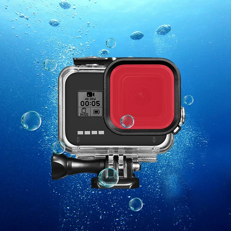 Цветной фильтр для объектива для дайвинга для GoPro 8, фильтр для объектива для GoPro Hero 8, аксессуары для экшн-камеры