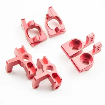 

LeadingStar 6Pcs/set Metal Front Rear Wheel Seat Base C for WLtoys 144001 1/14 RC Car Upgrade Spare Parts