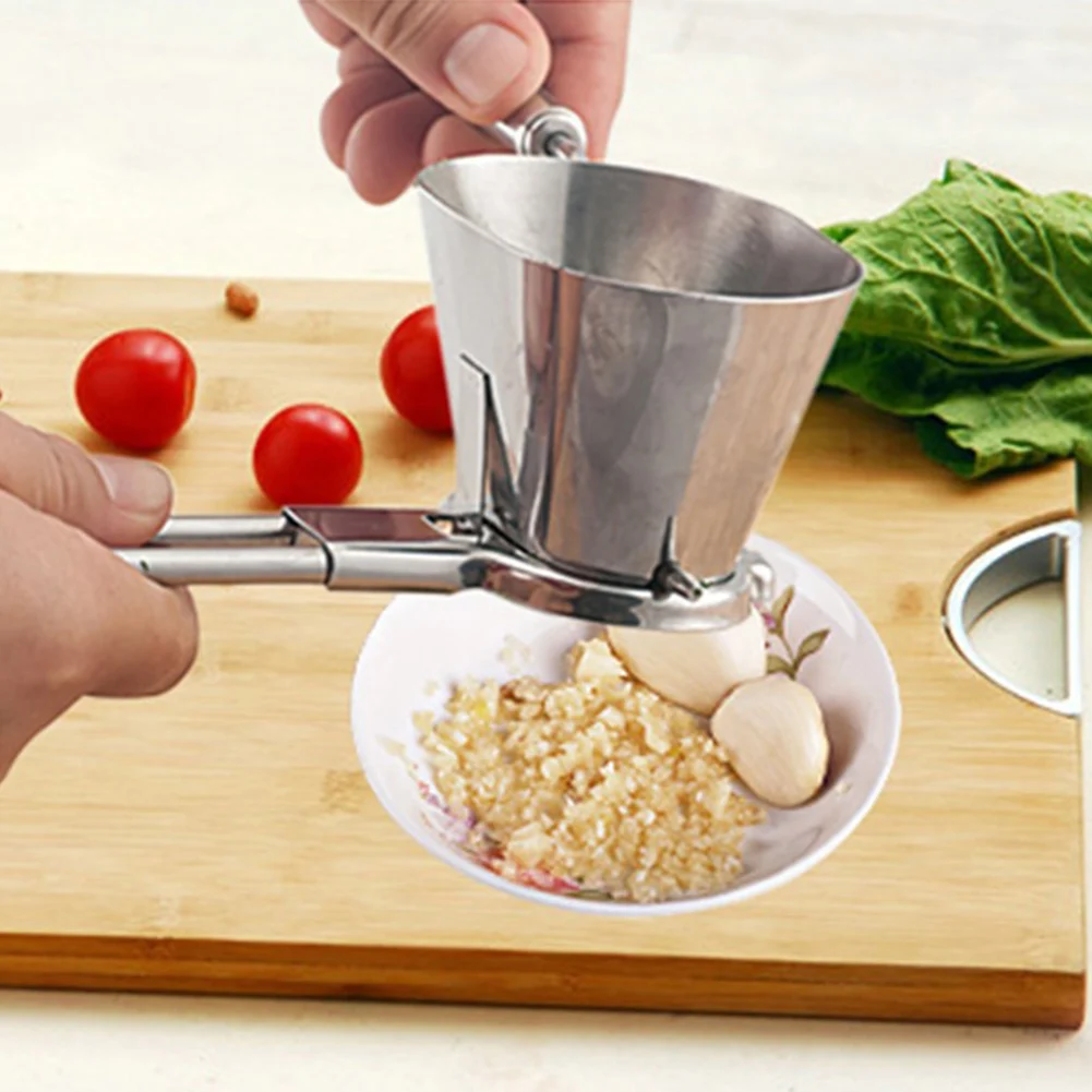 Kitchen Supplies Spice Tools Parsley Shredder Stainless Steel Hand-held Design Grinding Tools Rotary Blades Vegetable Manual