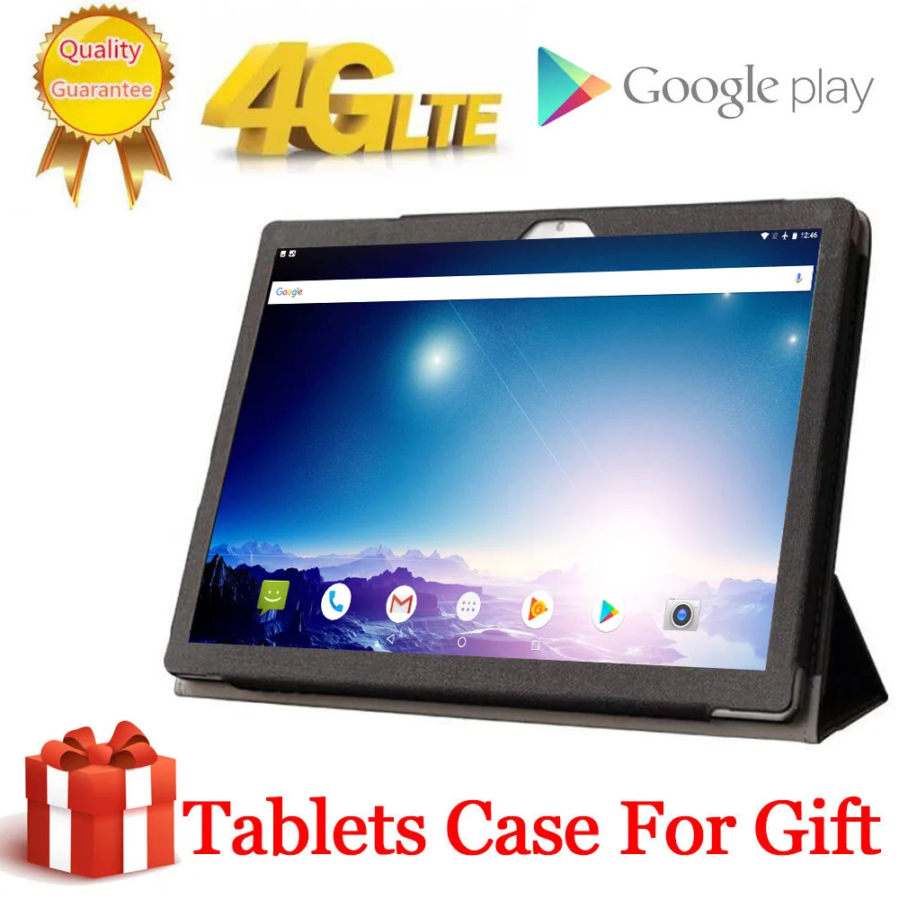 

Free Gift Case big battery 8000mAH 128G 4G LTE FDD 10.1 inch 2.5D tablet pc 10 Deca Core MTK6797 8GB RAM 128GB ROM Android 8.0