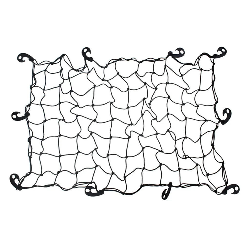 Universal Trailer Luggage Storage Stretches Truck Bed Tighter Car Bungee Mesh Pickup Accessories Elastic Cargo Net Auto | Автомобили и