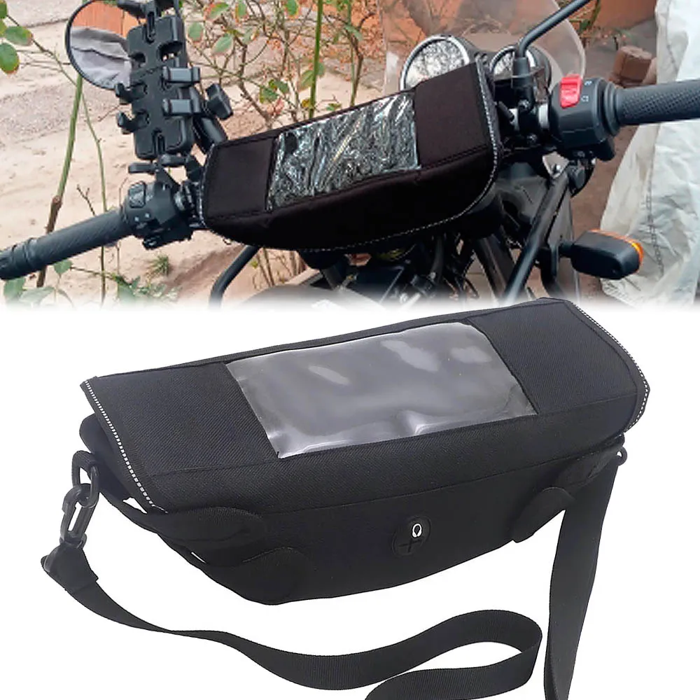 

NEW Motorcycle Waterproof Front Handlebar Bag Storage Bag For Royal Enfield Himalayan