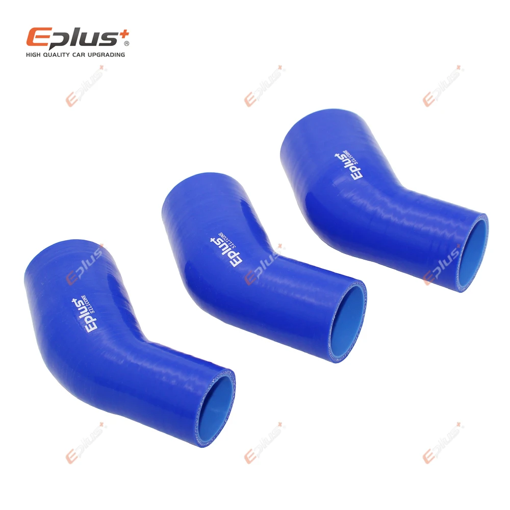 Silicone Hose 45 Degrees Connector Car Intercooler Turbo Intake Pipe Coupler