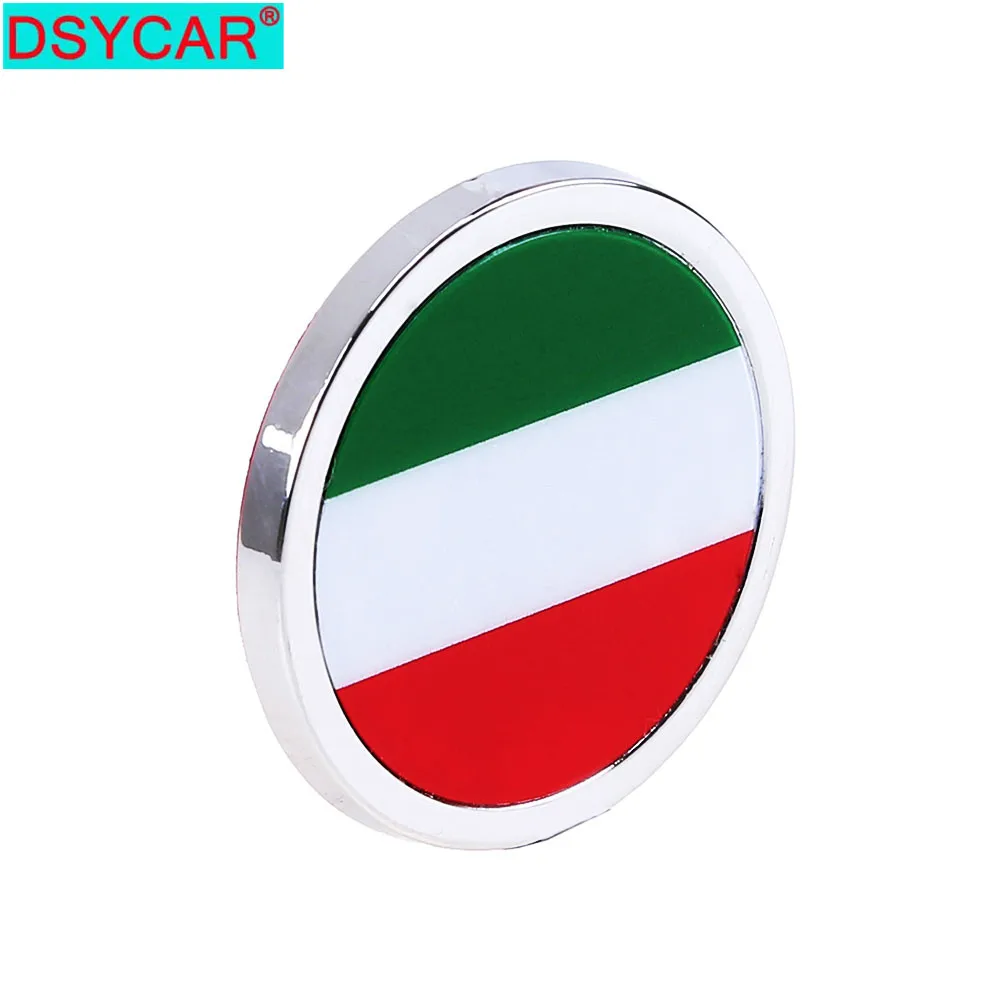 

DSYCAR 1 Pcs 3D Metal Sticker Mini Round Emblem Car Body Trunk Logo Auto Motorcycle Personality Decoration Sticker Car Styling