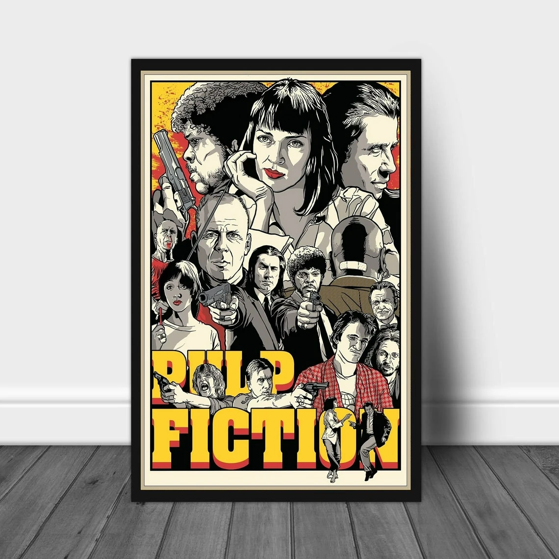 

Pulp Fiction Movie Poster Home Wall Painting Decoration (No Frame)