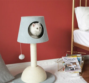 

Table Lamp Cat Climbing Frame Cat House Cat Tree Cat Scratching Post Small Luxury Cat Climbing Frame Cat Supplies Pet Supplies