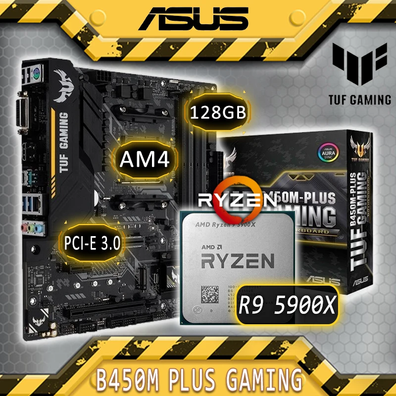 B450m Plus Gaming Motherboard Asus B450m Pro Gaming Tuf Asus