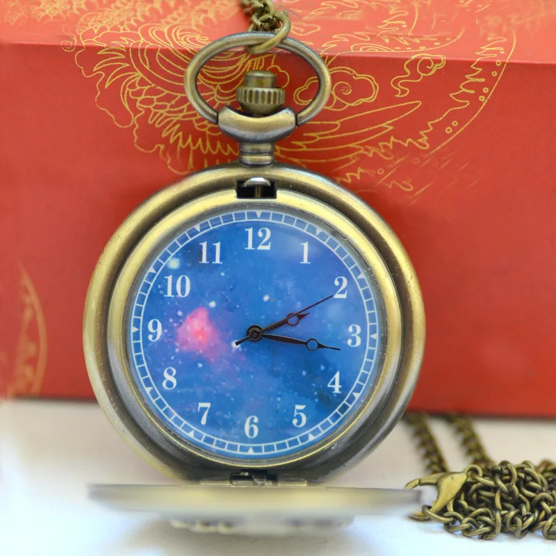 Модные кварцевые карманные часы 1020The Little Prince с планетой подарок для детей