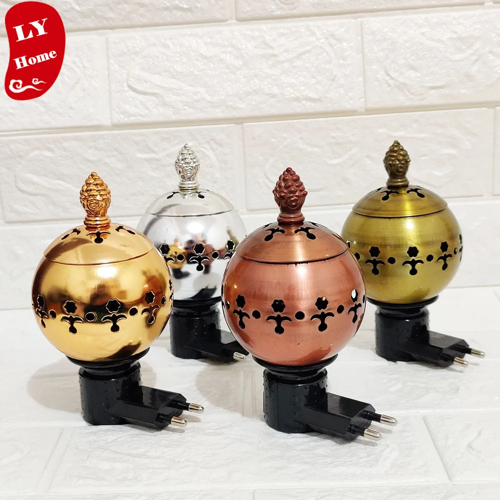 

Portable Arabic Electric Incense Burner Bakhoor Metal Oud burner Middle East quemador de incienso Ù…Ø¨Ø®Ø±Ø©